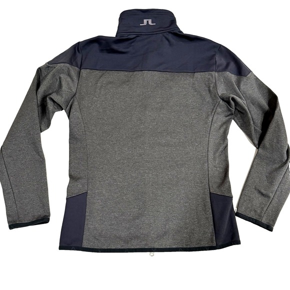 J Lindeberg Performance Tech Track Golf Jacket XL Huxley Jersey Full Zip Fleece - Picture 7 of 11